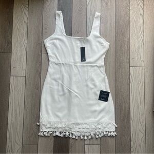 Lulu's Elegant Ivory Dress